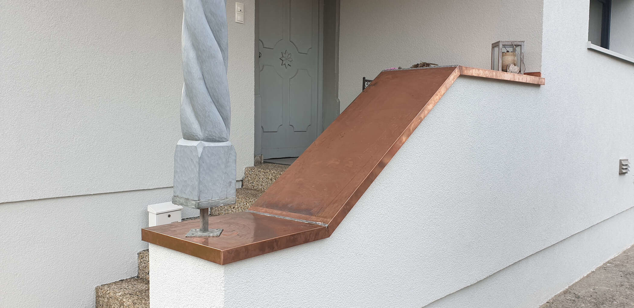 Abdeckung aus Kupfer von Matec Dachtechnik