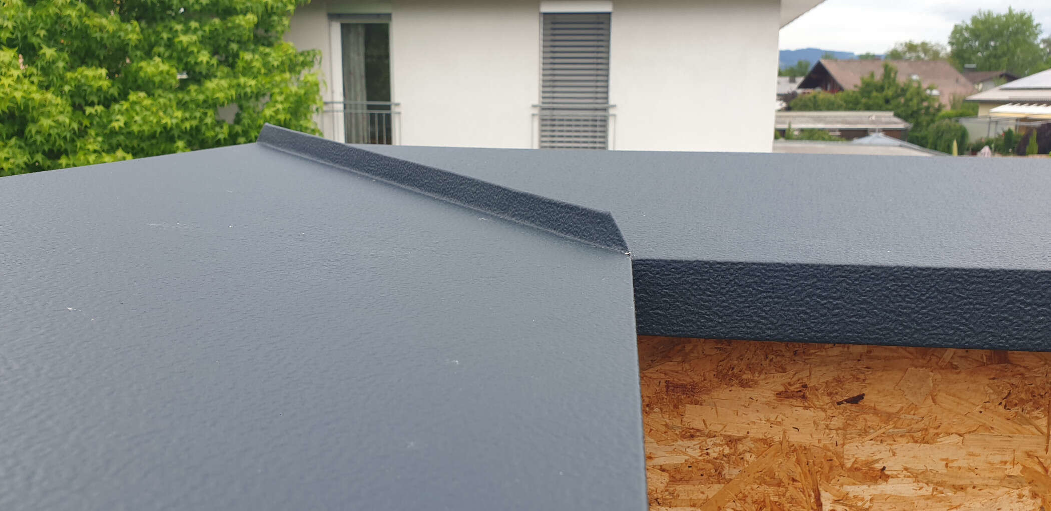 Abdeckung aus Blech von Matec Dachtechnik